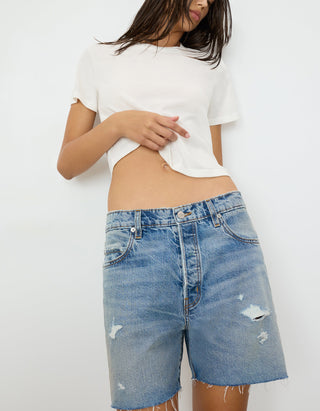 Destroyed-Look Jeansshort Emmett Boyfriend