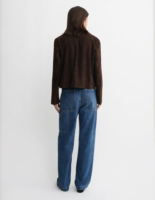 Veloursleder-Jacke Emy Goat Suede