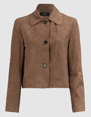 Veloursleder-Jacke Emy Goat Suede