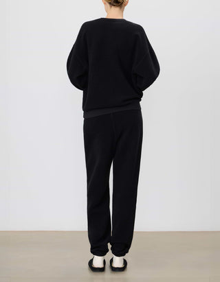 Strukturierte Classic Jogginghose mit Label-Stickerei