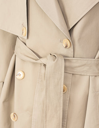 Doppelreihiger Trenchcoat Joely mit Bindegürtel