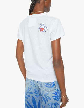 Bedrucktes Baumwoll-Leinen T-Shirt The Sinful Tee im Vintage-Look