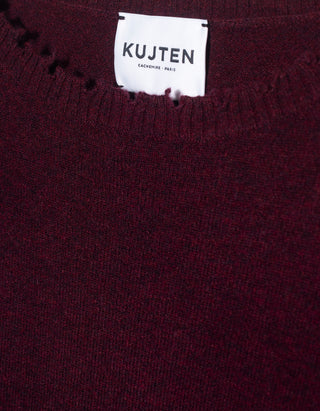 Oversize Destroyed Kaschmir-Pullover Mela