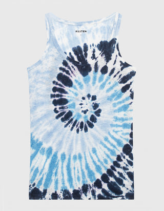 Batik Leinen-Tanktop Soft Sunny