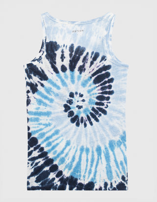 Batik Leinen-Tanktop Soft Sunny