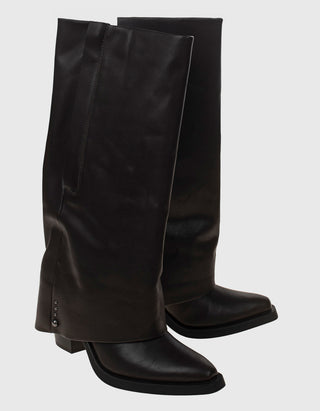 Leder-Stiefel Jackson mit Metall-Verzierung