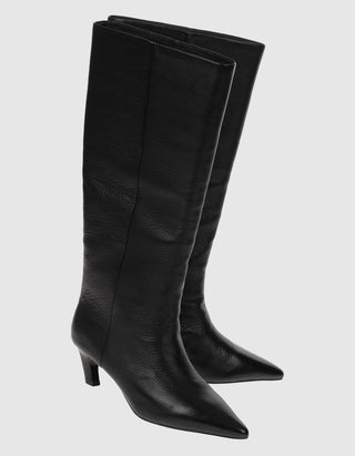 Leder-Stiefel Violet