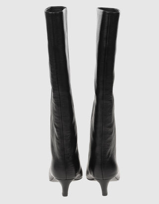 Leder-Stiefel Violet