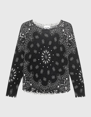 Destroyed Kaschmir-Pullover Mela Bandana