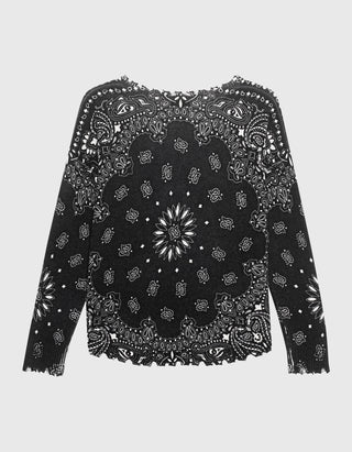 Destroyed Kaschmir-Pullover Mela Bandana
