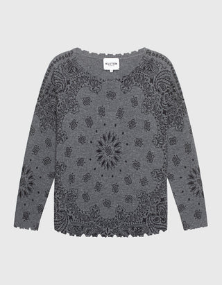 Destroyed Kaschmir-Pullover Mela Bandana