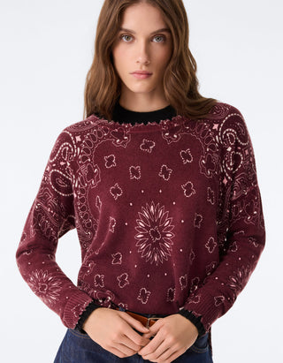 Destroyed Kaschmir-Pullover Mela Bandana