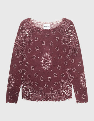 Destroyed Kaschmir-Pullover Mela Bandana