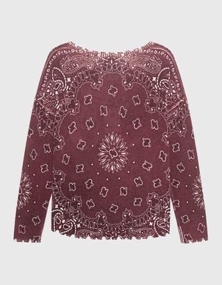 Destroyed Kaschmir-Pullover Mela Bandana