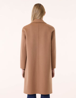 Doppelreihiger Kaschmir-Mantel Kaku