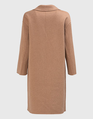 Doppelreihiger Kaschmir-Mantel Kaku