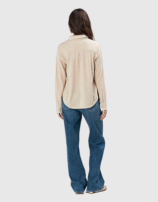 Kaschmir-Hemd Amina mit Stickerei