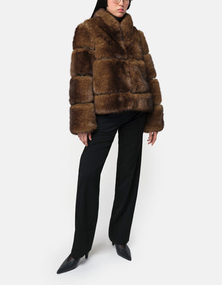 Faux-Fur Jacke Sai