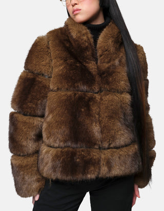 Faux-Fur Jacke Sai
