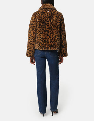 Faux-Fur Leo-Jacke Elis