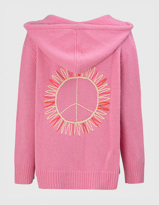 Bestickter Kaschmir-Hoody Solmar