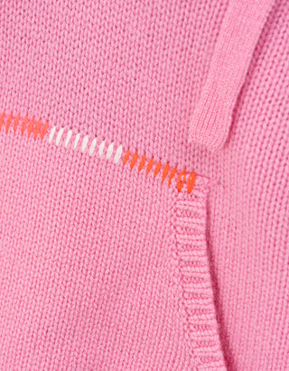 Bestickter Kaschmir-Hoody Solmar