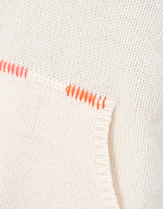 Bestickter Kaschmir-Hoody Solmar