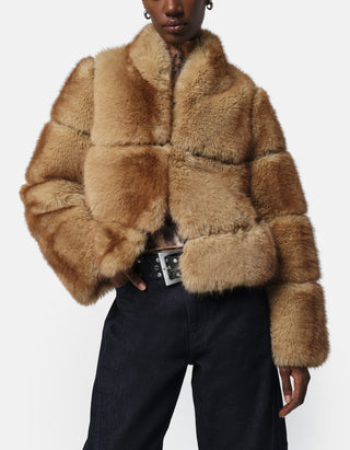 Faux-Fur Jacke Sai