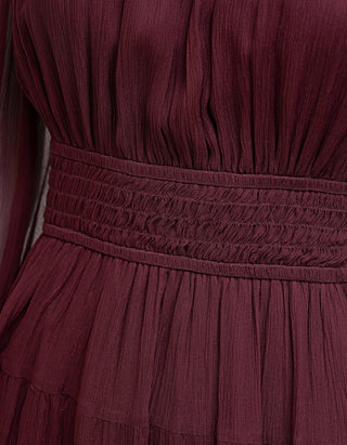 Mini-Kleid Ava aus Seiden-Crêpe