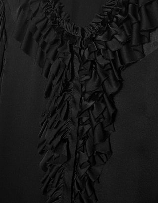 Seiden-Bluse Rouen mit Rüschen