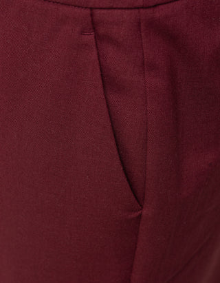 Mid-Rise Hose Quartier mit Metall-Verzierung