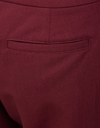 Mid-Rise Hose Quartier mit Metall-Verzierung