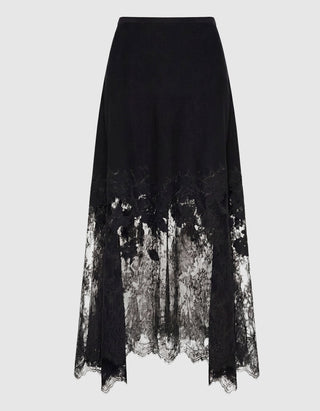 Maxi-Strick-Rock Josina mit Spitze