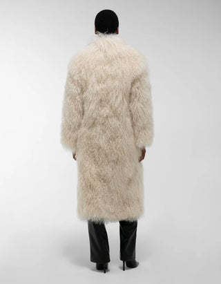 Oversize Shearling-Mantel Faye