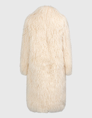 Oversize Shearling-Mantel Faye