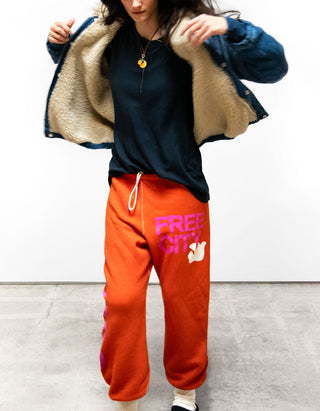 Bedruckte Jogginghose Polyblend Fluff