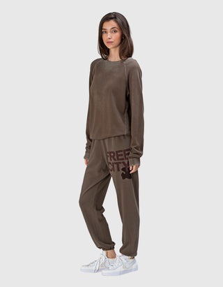 Sweatshirt Lucky Rabbits mit Rundhalsausschnitt