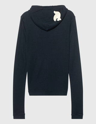 Bedruckter Zipper-Hoodie