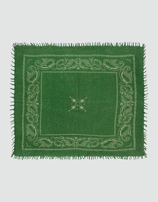 Kaschmir-Bandana-Schal mit Fransen