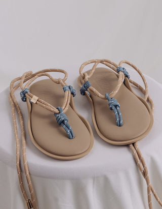 Sandale Flò Twin mit Label-Emblem