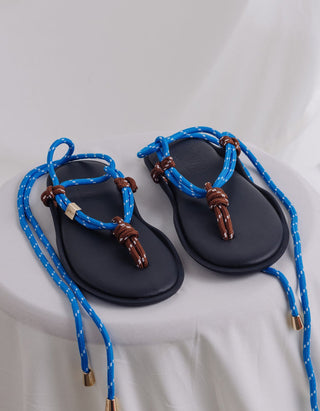 Sandale Flò Twin mit Label-Emblem