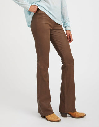 Bootcut Lammleder-Hose Micro Flare