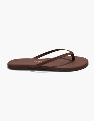 Leder-Flip Flops Foundations Matte