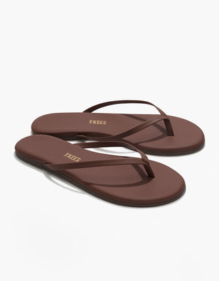 Leder-Flip Flops Foundations Matte