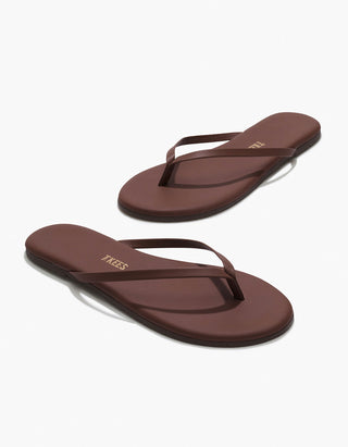 Leder-Flip Flops Foundations Matte