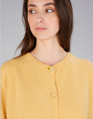Kurzarm-Kaschmir Cardigan Franzi