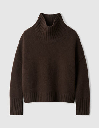 Grobstrick-Kaschmir-Pullover Girlfriend