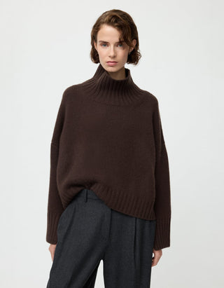 Grobstrick-Kaschmir-Pullover Girlfriend
