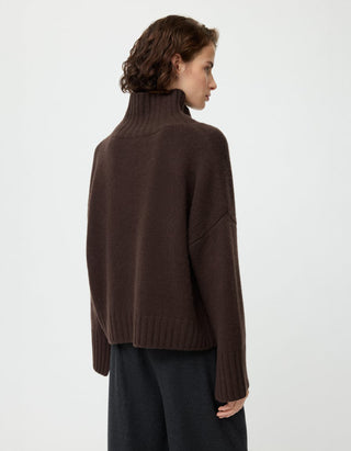 Grobstrick-Kaschmir-Pullover Girlfriend