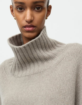 Grobstrick-Kaschmir-Pullover Girlfriend